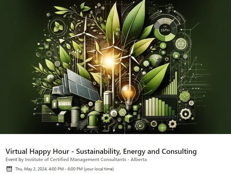 Virtual Happy Hour - Sustainability, Energy and Consulting